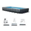 INTEX 26373EH Ultra XTR Deluxe Rectangular Above Ground Swimming Pool Set: 32ft x 16ft x 52in – Includes 2800 GPH Sand Filter Pump – SuperTough Puncture/Rust Resistant – Easy to Assemble