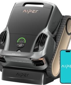 Aiper Scuba X1 Pro Max Robotic Pool Cleaner – All-in-One Smart Vacuum with Pool Mapping, Adaptive Path, 8500 GPH Power, Surface Parking & Filtration for Inground Pools