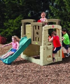 Step2 Naturally Playful Woodland Climber II with Slide, Green