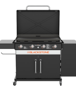 Blackstone 36-in Culinary Cabinet Griddle with Side Table: Versatile Outdoor Cooking in Stainless Steel