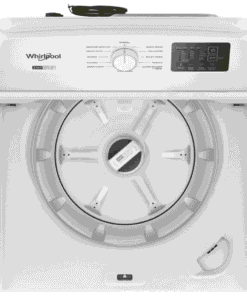 Whirlpool WTW4307SW 4.2–4.3 Cu. Ft. Top Load Washer with 2-in-1 Removable Agitator, Soft Close Glass Lid, White