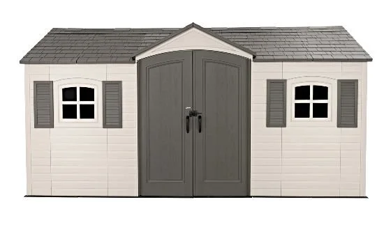 Lifetime Legacy 15×8 Plastic Storage Shed Kit w/ Floors - Image 2