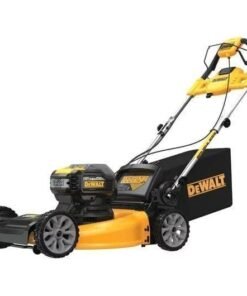 21 in. 20-Volt Cordless Electric Manual Walk Behind Self Propelled Mower with Two 12 Ah Flexvolt Batteries and Charger