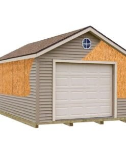 Best barns Greenbriar 12’x24′ Wood Garage Barn Kit-Installation included
