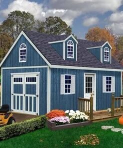 Best barns Hampton 12×16 Wood Storage Shed Kit Installation Included