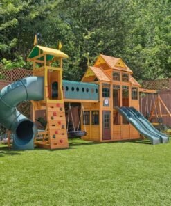 Kids Kidkraft Bear Cave Lodge Swing Set / Playset